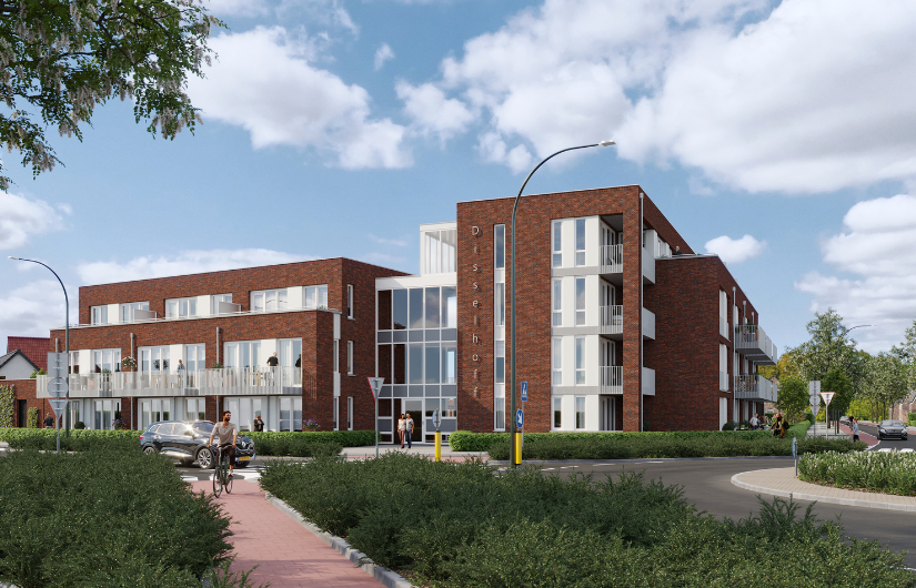 Project Disselhoff Horst exterieur appartementen Van Douverenstraat Venloseweg